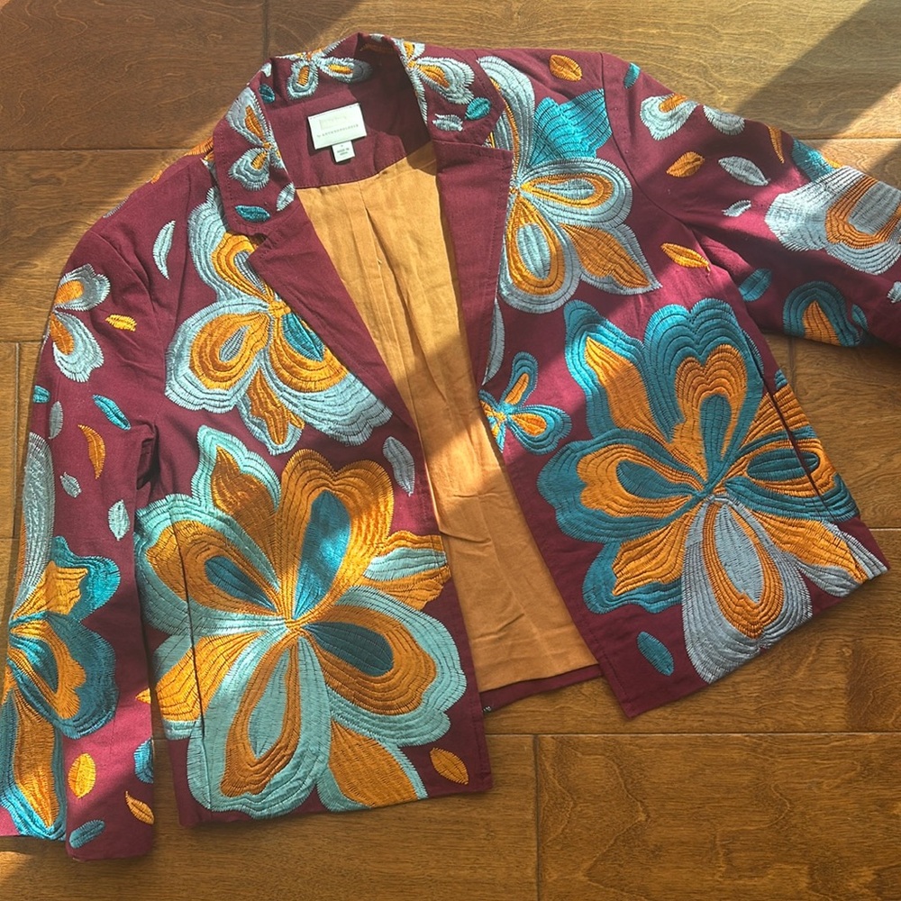NWOT Anthropologie Beautiful craftsmanship jacket / Size S